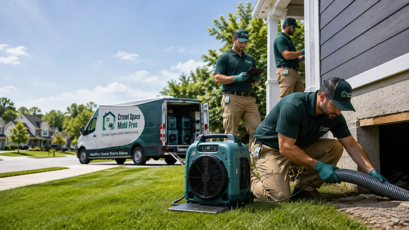 Crawl Space Mold Removal in Norway, MI